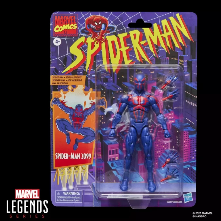 08. Marvel Legends Series Spider Man Spider Man 2099 Figura, 15cm
