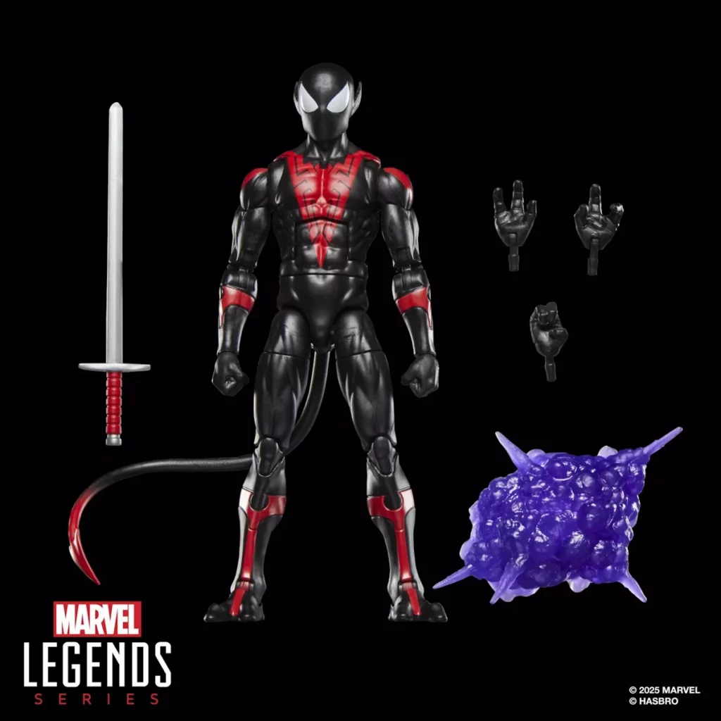 08. Marvel Legends Series Uncanny Spider Man (Nightcrawler) Figura, 15cm