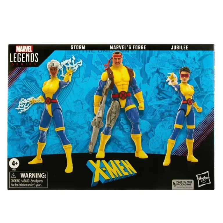 08. Marvel Legends Series X Men Storm, Marvel's Forge & Jubilee Figure, 15cm