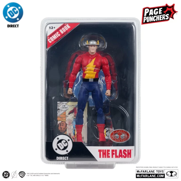 08. McFarlane DC The Flash Jay Garrick Figura, 18cm + Strip (The Flash #123)