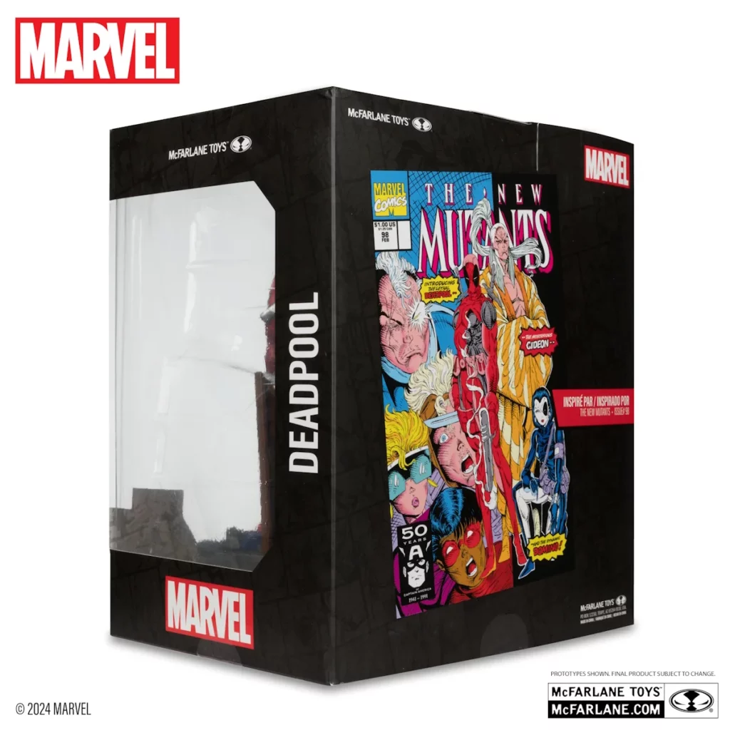 08. McFarlane Marvel Deadpool (The New Mutants #98) Figura, 16cm