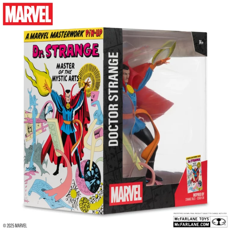 08. McFarlane Marvel Doctor Strange (Strange Tales #128) Figura, 20cm
