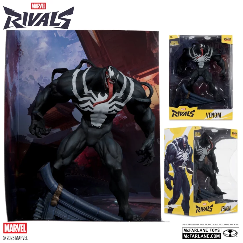 08. McFarlane Marvel Venom (Marvel Rivals) Figura, 24cm