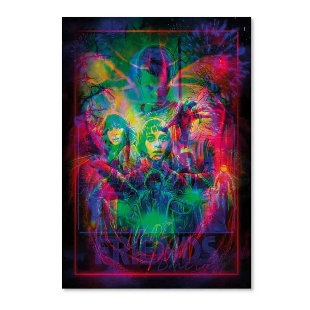 08. Stranger Things 'The Upside Down' Puzzle S LED Okvirom, 520pcs