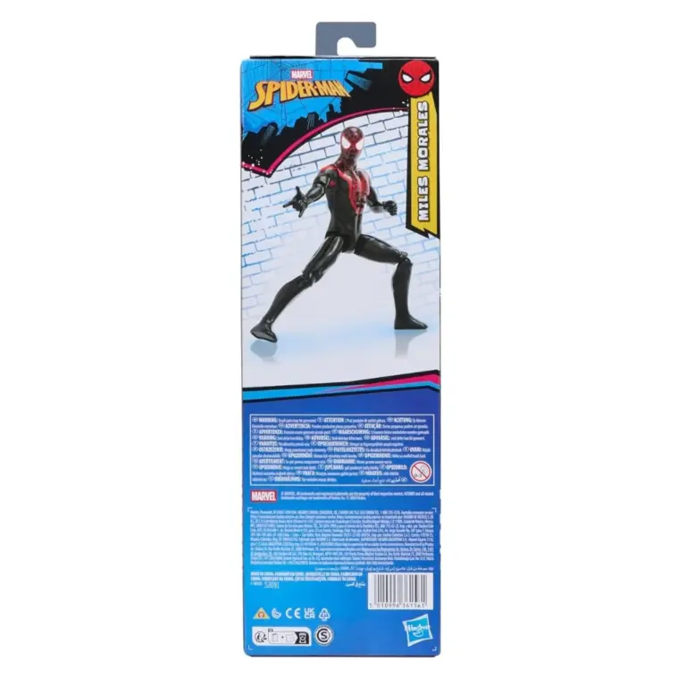 09. Hasbro Titan Series Spider Man Miles Morales Figura, 30cm