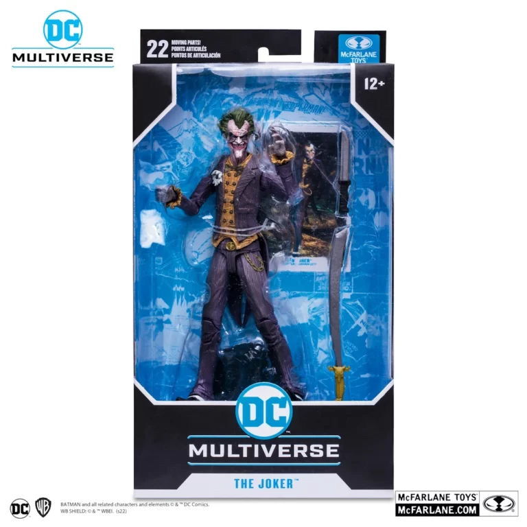09. McFarlane DC Multiverse The Joker (Batman Arkham City) Figura, 18cm
