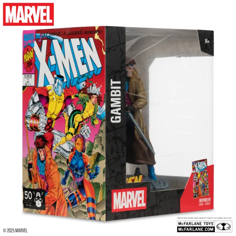 09. McFarlane Marvel Gambit (X Men #1) Figura, 18cm