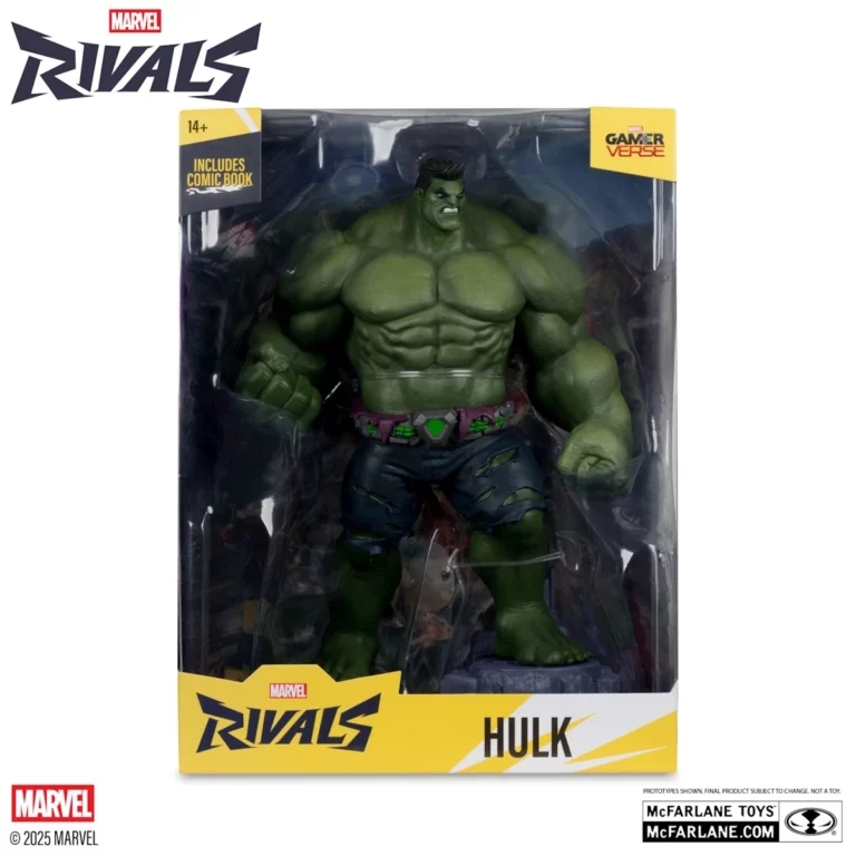 09. McFarlane Marvel Hulk (Marvel Rivals) Figura, 27cm