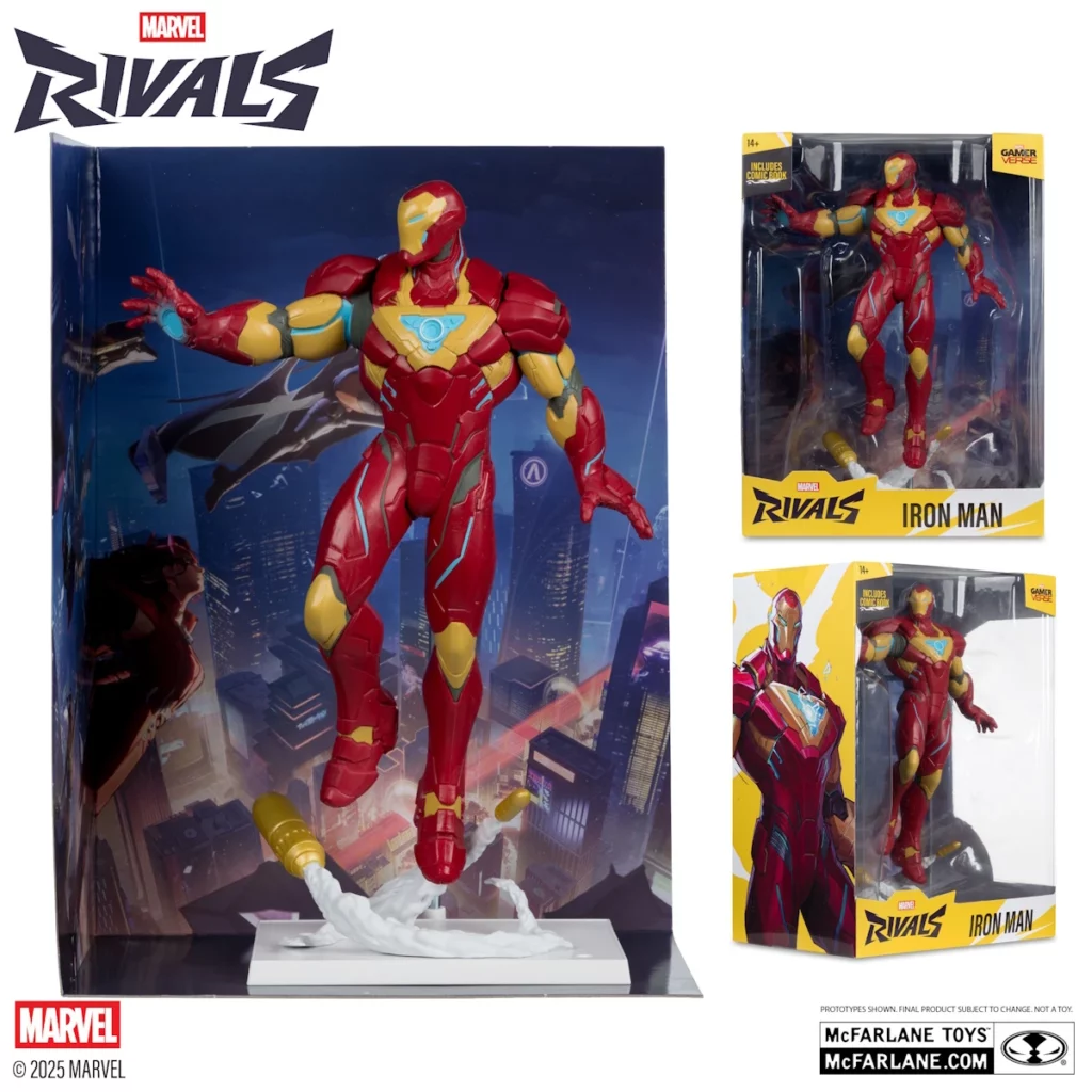 09. McFarlane Marvel Iron Man (Marvel Rivals) Figura, 28cm