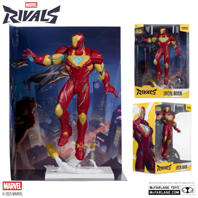 09. McFarlane Marvel Iron Man (Marvel Rivals) Figura, 28cm