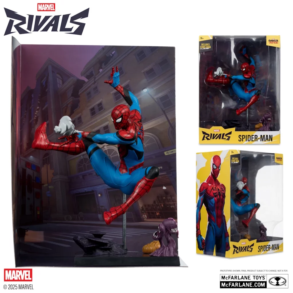 09. McFarlane Marvel Spider Man (Marvel Rivals) Figura, 26cm