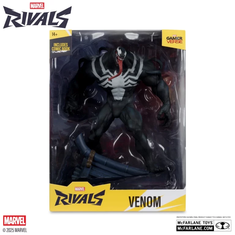 09. McFarlane Marvel Venom (Marvel Rivals) Figura, 24cm