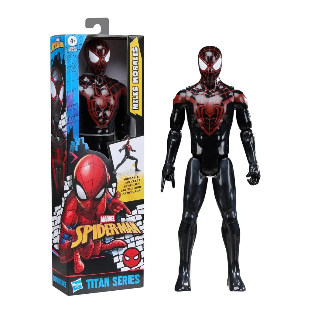 10. Hasbro Titan Series Spider Man Miles Morales Figura, 30cm