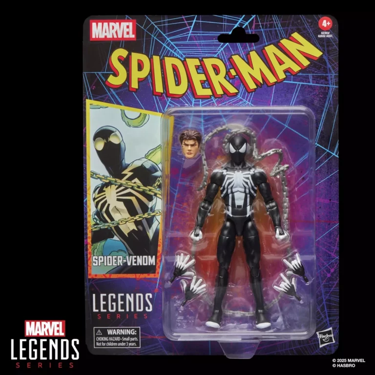 10. Marvel Legends Series Spider Man Spider Venom Figura, 15cm