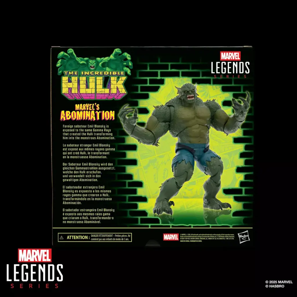 10. Marvel Legends Series The Incredible Hulk Marvel’s Abomination Figura, 20cm