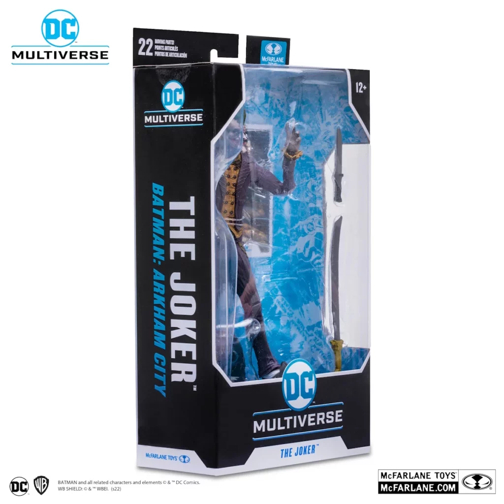10. McFarlane DC Multiverse The Joker (Batman Arkham City) Figura, 18cm