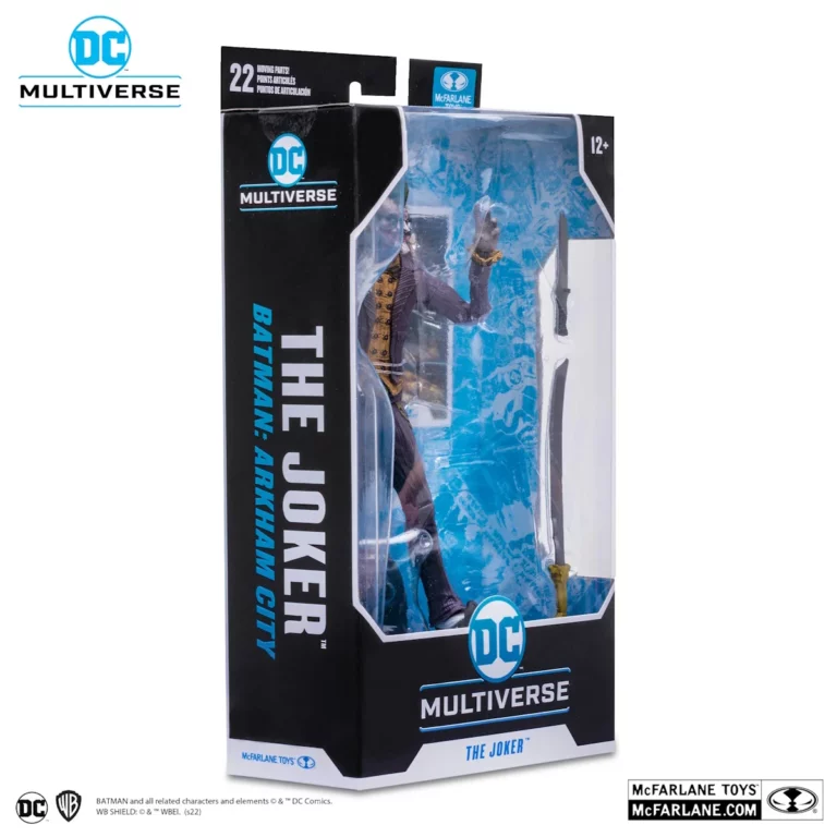 10. McFarlane DC Multiverse The Joker (Batman Arkham City) Figura, 18cm