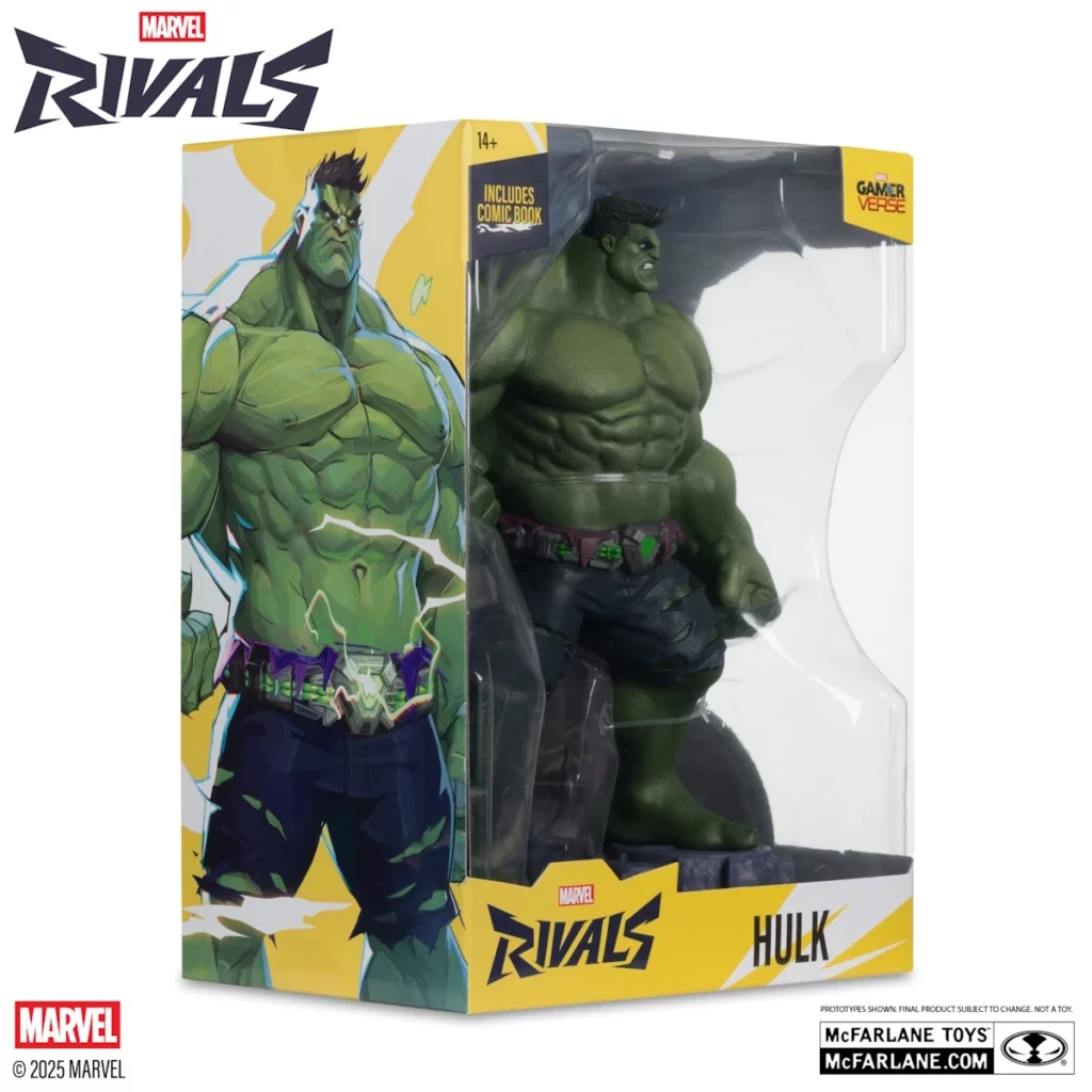 10. McFarlane Marvel Hulk (Marvel Rivals) Figura, 27cm