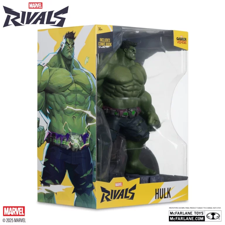 10. McFarlane Marvel Hulk (Marvel Rivals) Figura, 27cm
