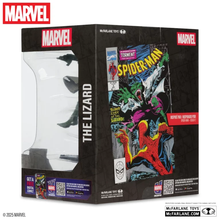 10. McFarlane Marvel The Lizard (Spider Man #2) Figura, 15cm