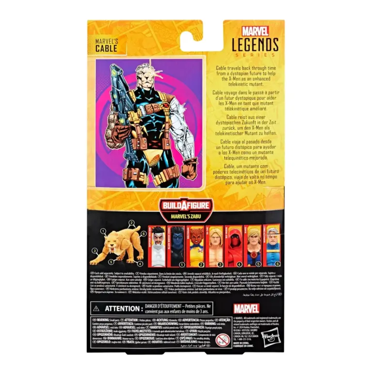 11. Marvel Legends Series Marvel's Cable Figura, 15cm
