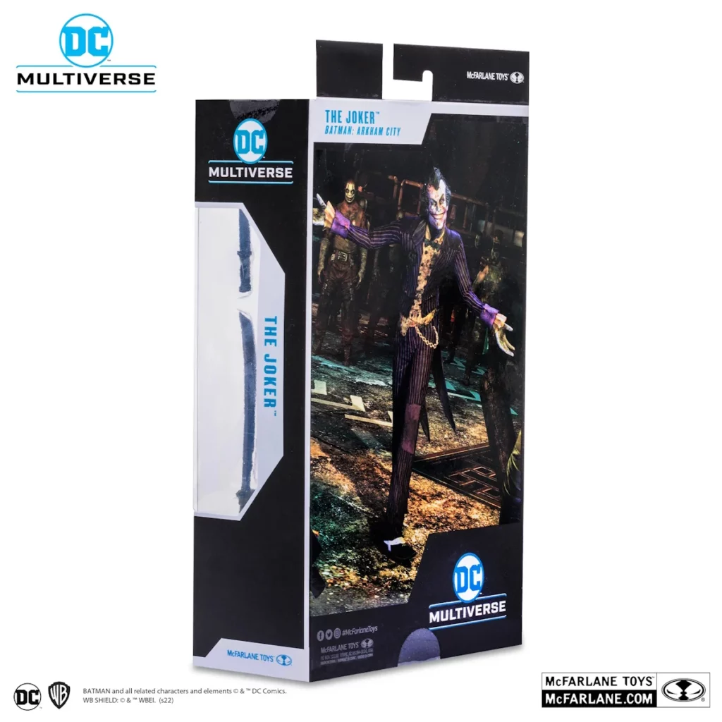 11. McFarlane DC Multiverse The Joker (Batman Arkham City) Figura, 18cm