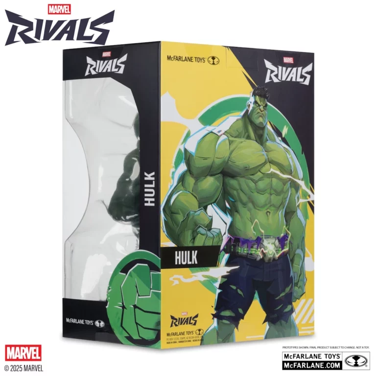 11. McFarlane Marvel Hulk (Marvel Rivals) Figura, 27cm