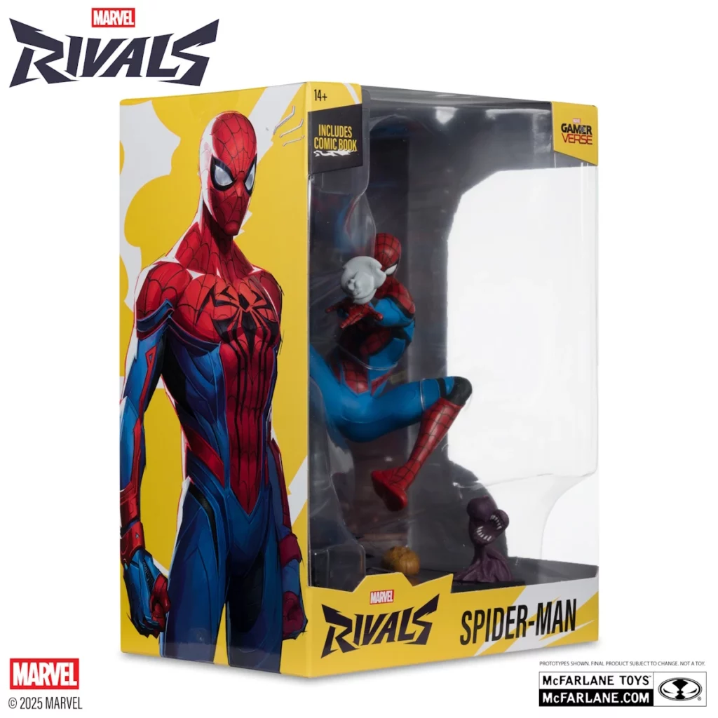 11. McFarlane Marvel Spider Man (Marvel Rivals) Figura, 26cm