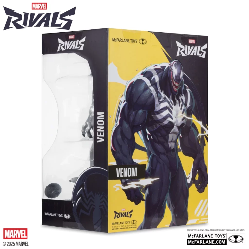 11. McFarlane Red Platinum Edition Venom (Marvel Rivals) Figura, 24cm