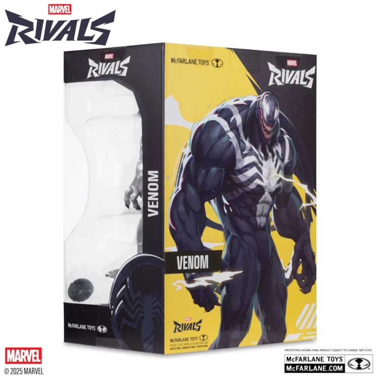 11. McFarlane Red Platinum Edition Venom (Marvel Rivals) Figura, 24cm