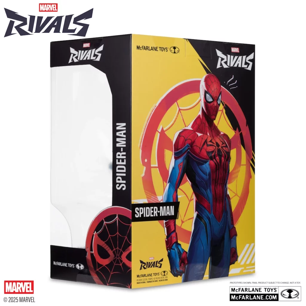 12. McFarlane Marvel Spider Man (Marvel Rivals) Figura, 26cm