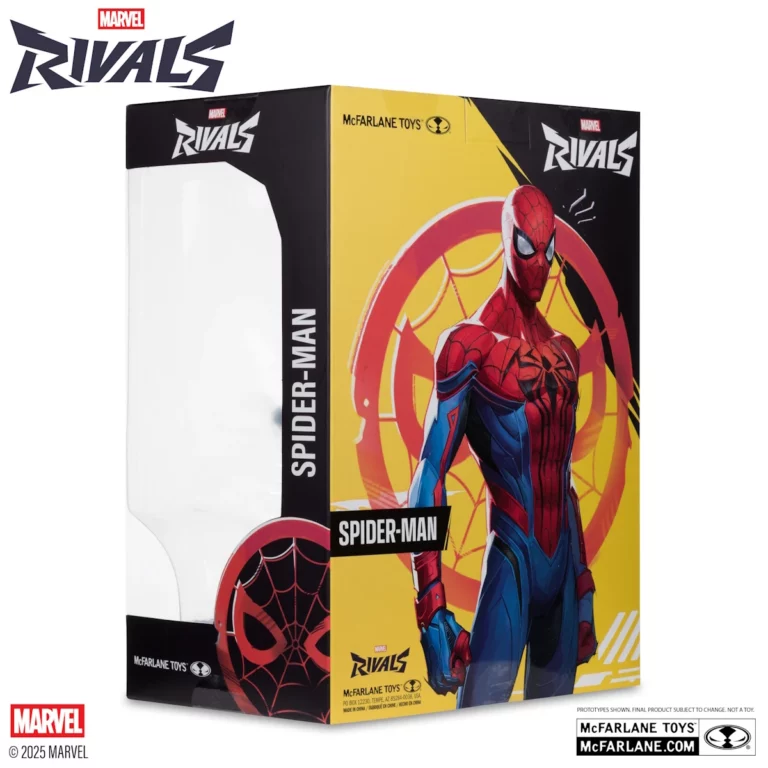 12. McFarlane Marvel Spider Man (Marvel Rivals) Figura, 26cm
