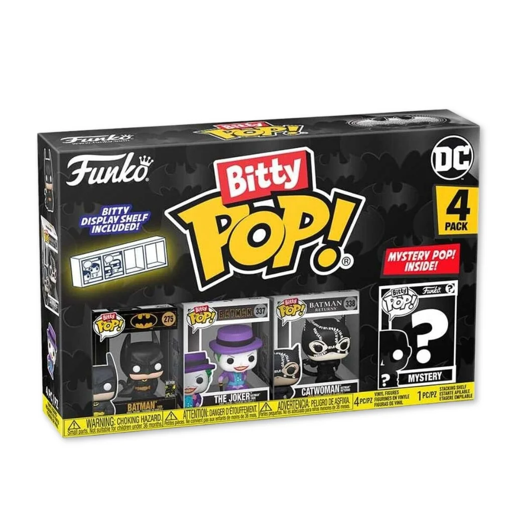 01. Funko Bitty Pop! Batman 85th Anniversary 4 Pack Series 1