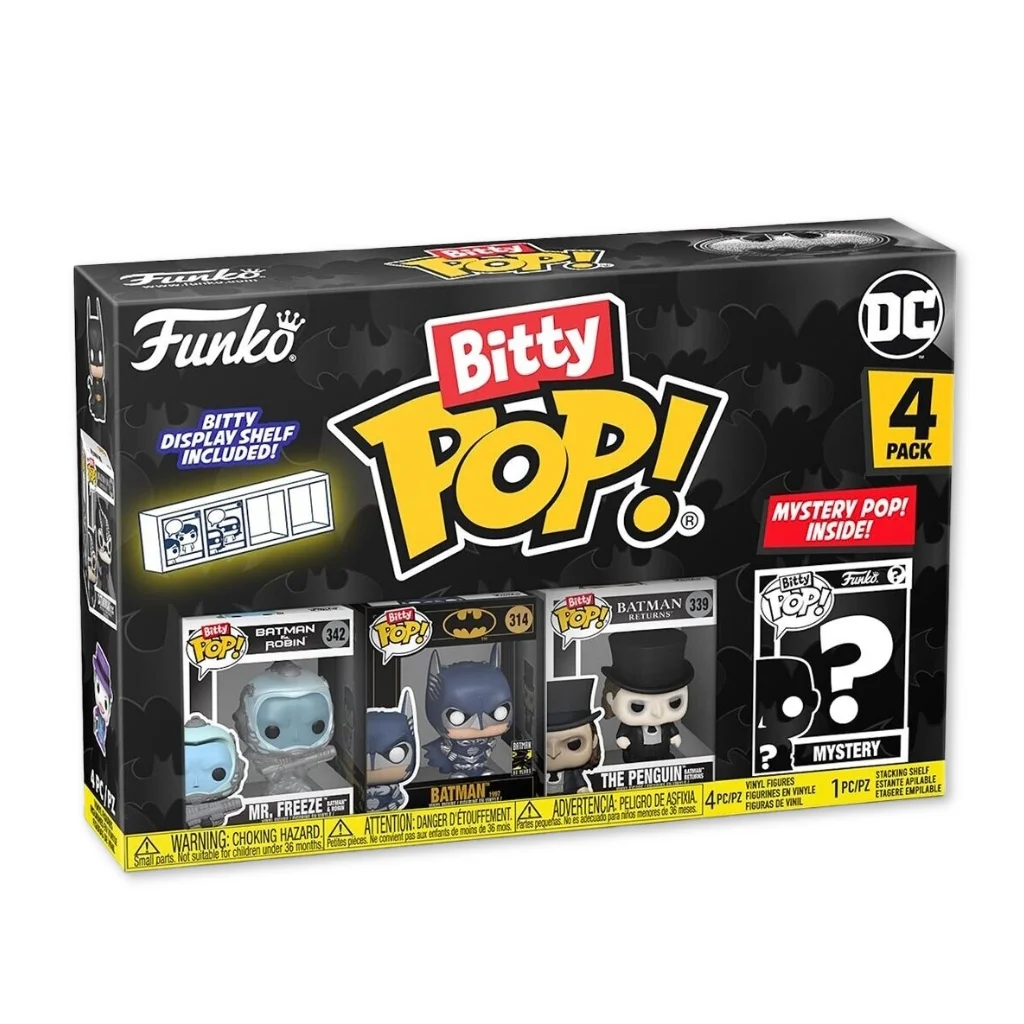 01. Funko Bitty Pop! Batman 85th Anniversary 4 Pack Series 3