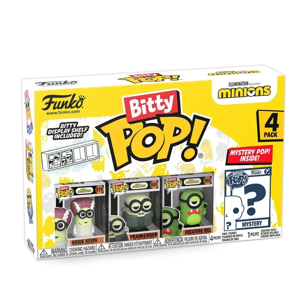 01. Funko Bitty Pop! Minions 4 Pack Series 2