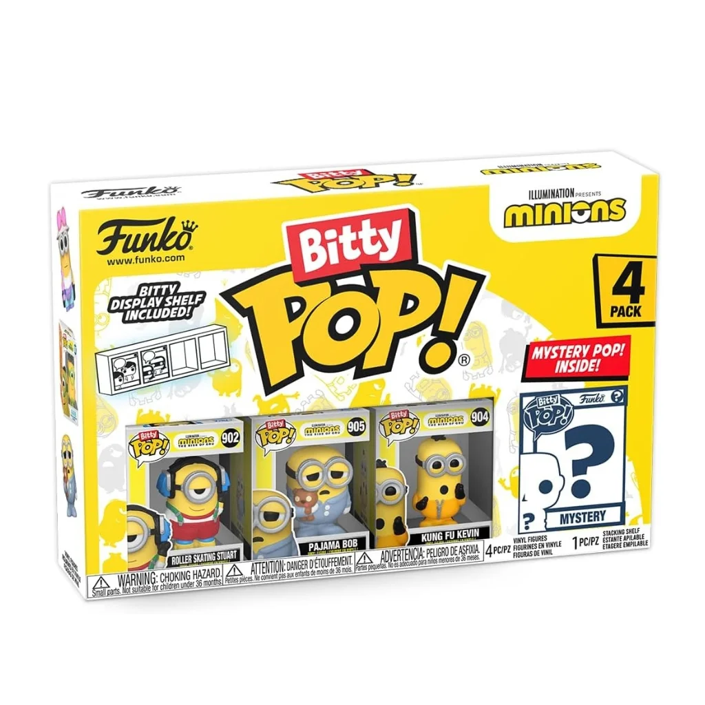 01. Funko Bitty Pop! Minions 4 Pack Series 3