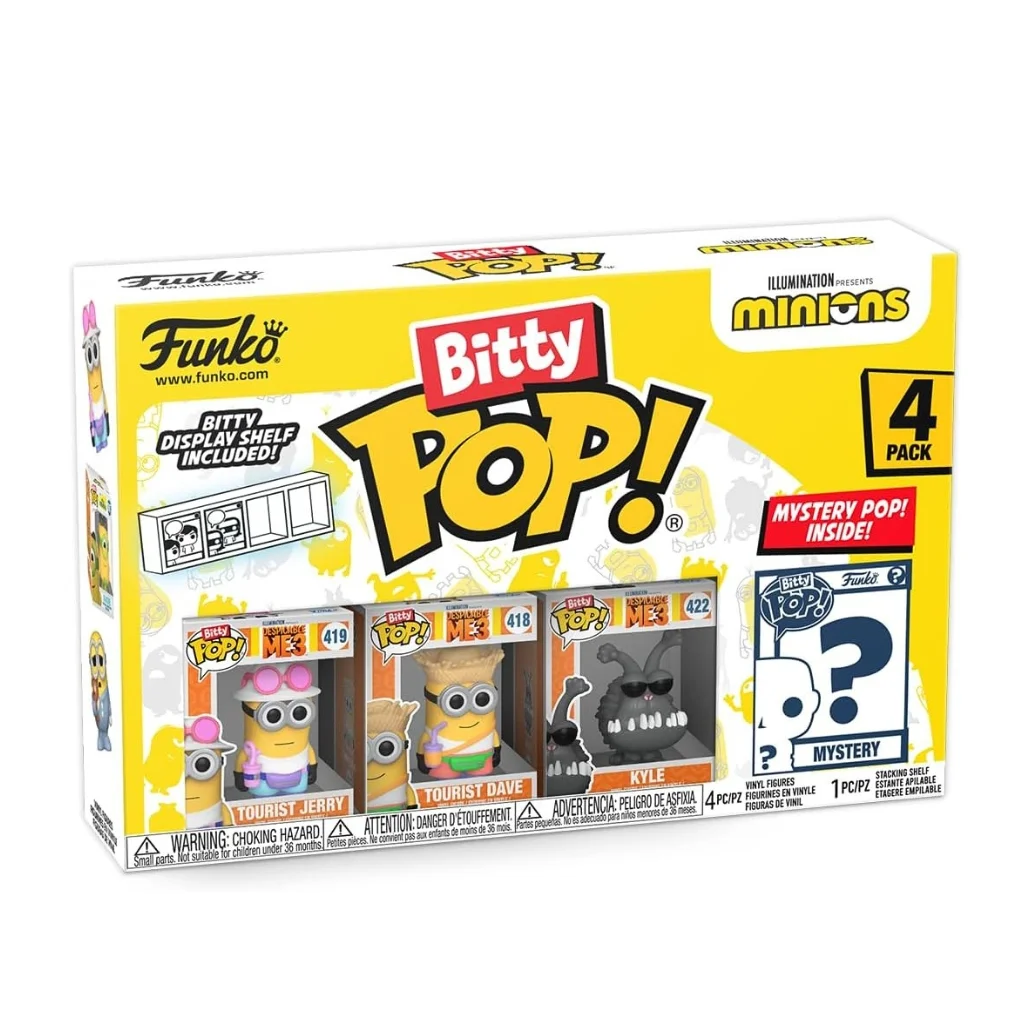01. Funko Bitty Pop! Minions 4 Pack Series 4