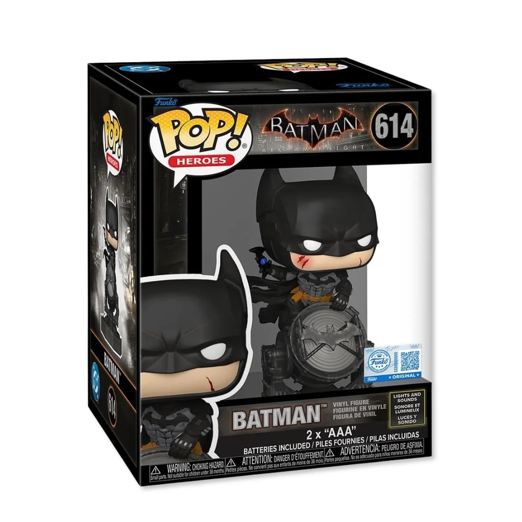 01. Funko Pop! Heroes Batman Arkham Knight Batman (SFX) #614