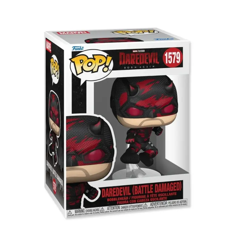01. Funko Pop! Marvel Daredevil Born Again Daredevil (Battle Damaged) #1579