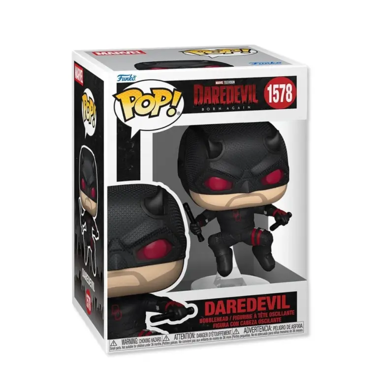 01. Funko Pop! Marvel Daredevil Born Again Daredevil (Black Suit) #1578