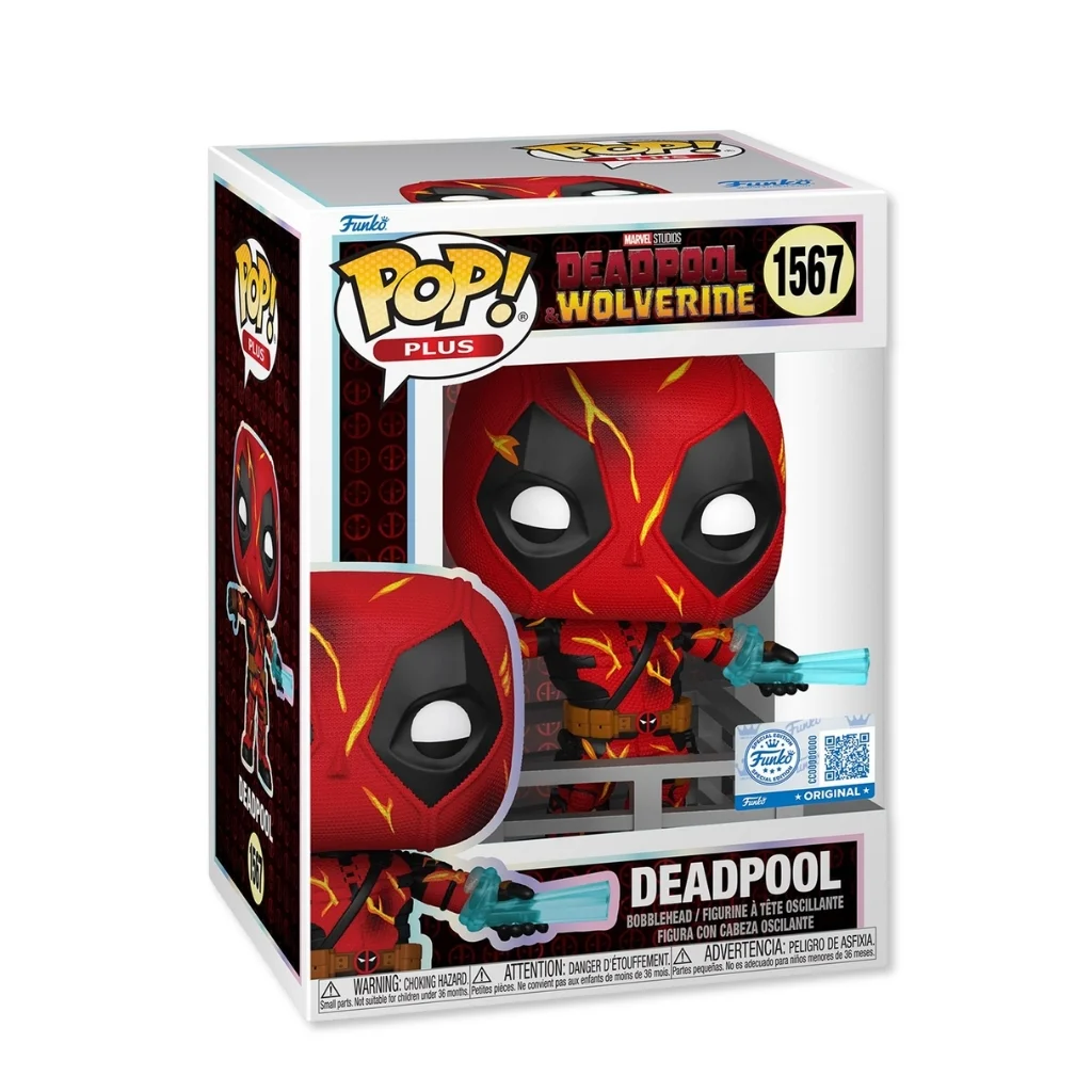 01. Funko Pop! Plus Deadpool & Wolverine Deadpool (Time Ripper) #1567