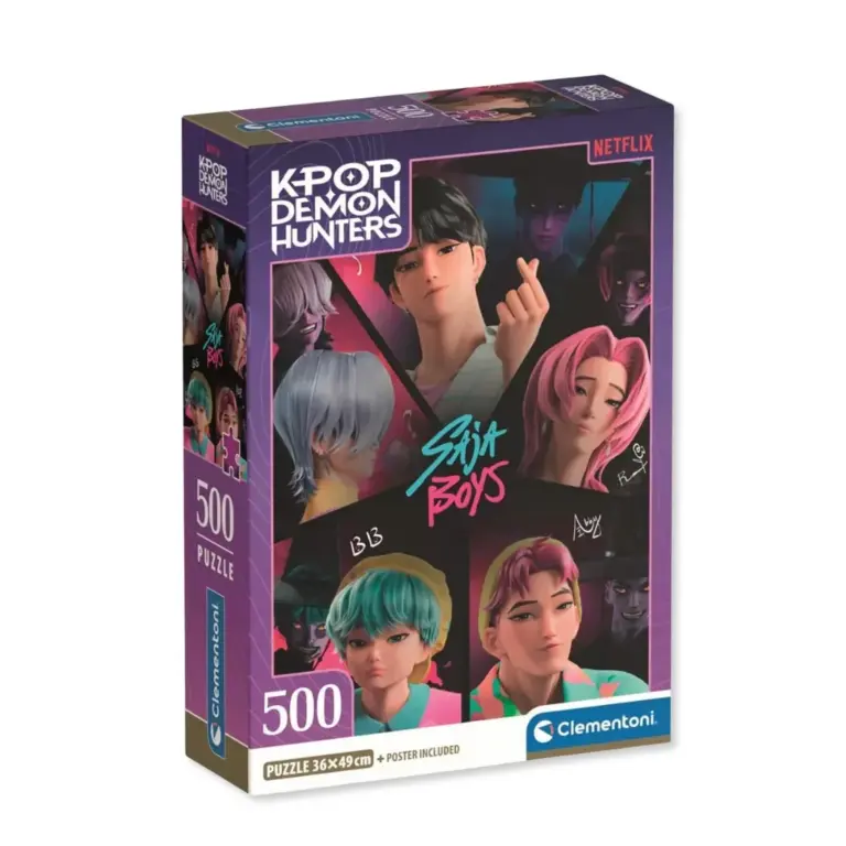 01. KPop Demon Hunters Puzzle Saja Boys, 500pcs
