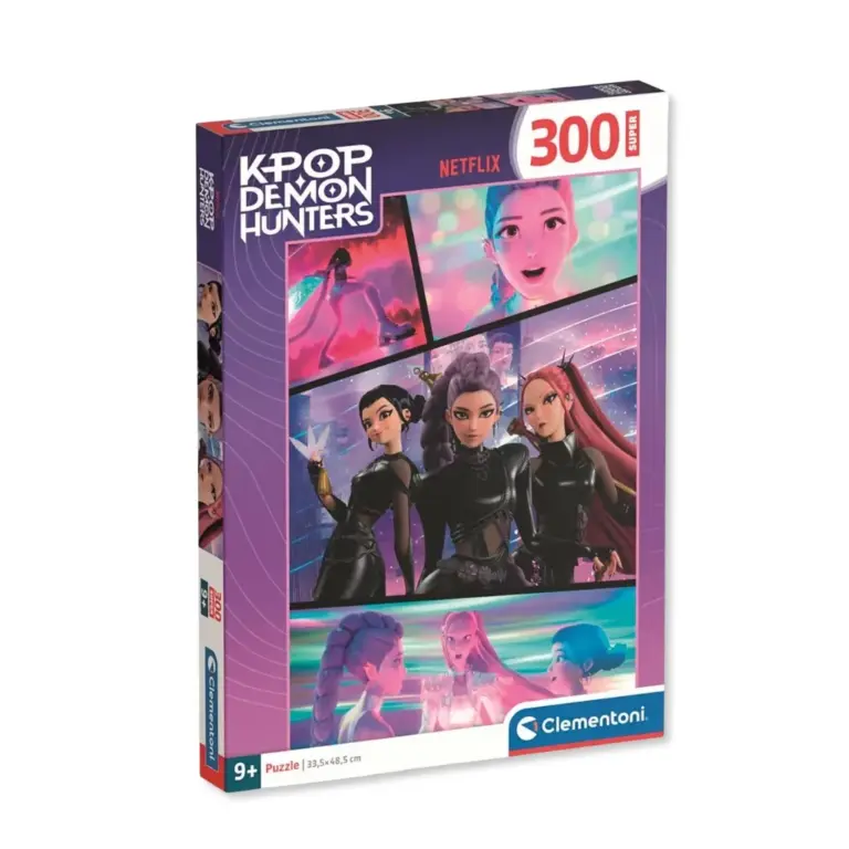 01. KPop Demon Hunters Puzzle Take Down, 300pcs