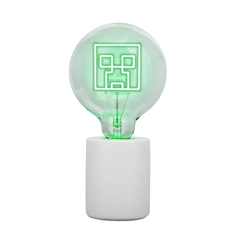 01. Minecraft Creeper LED Neon Bulb Lamp