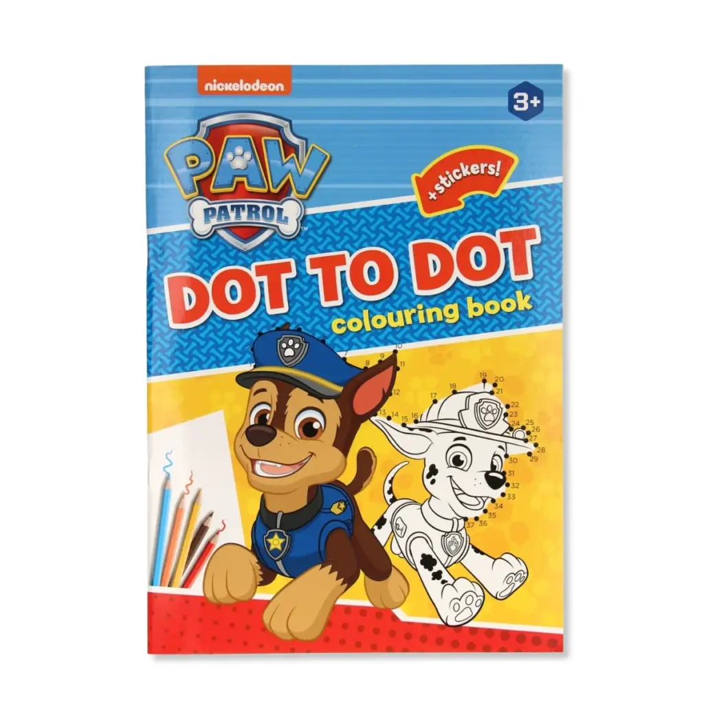 01. Paw Patrol Bojanka Sa Spajanjem Točaka + Naljepnice (32 Stranice)