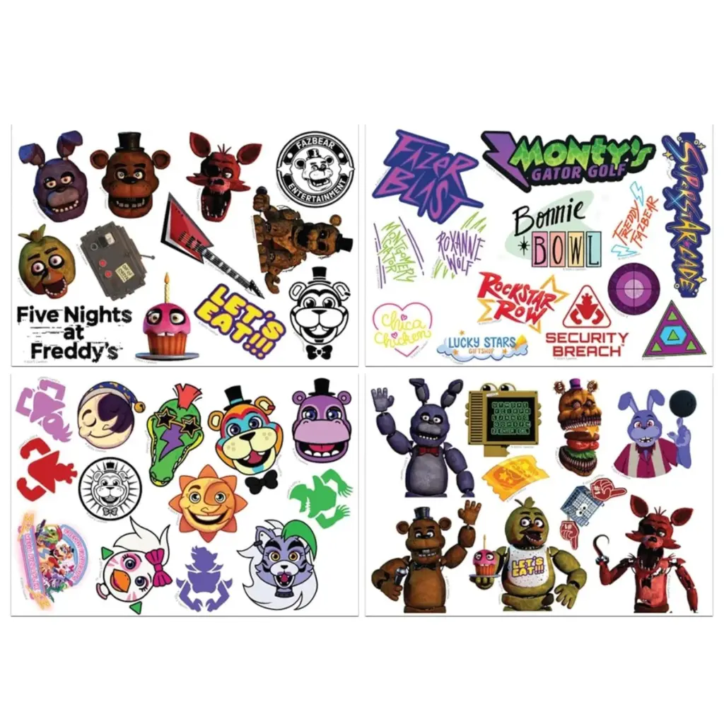 02. Five Nights At Freddy's Tech Decal Stickers