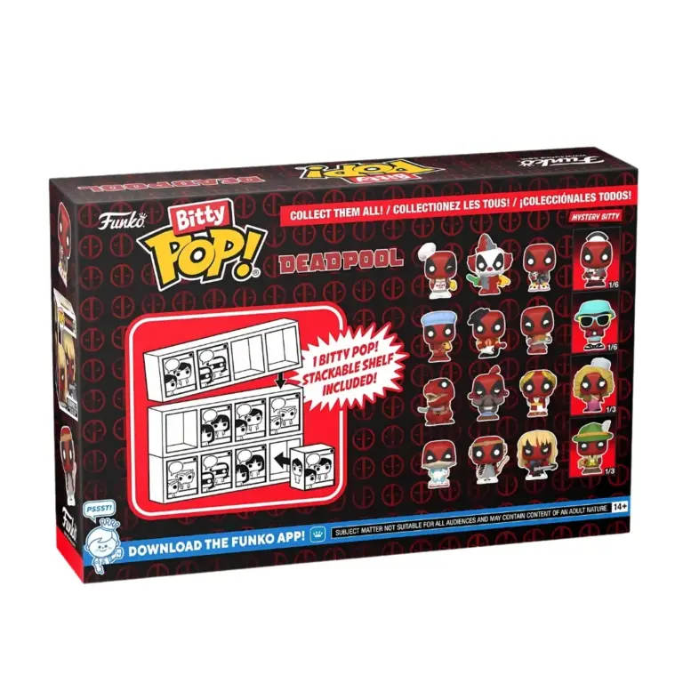 02. Funko Bitty Pop! Deadpool 4 Pack Series 4