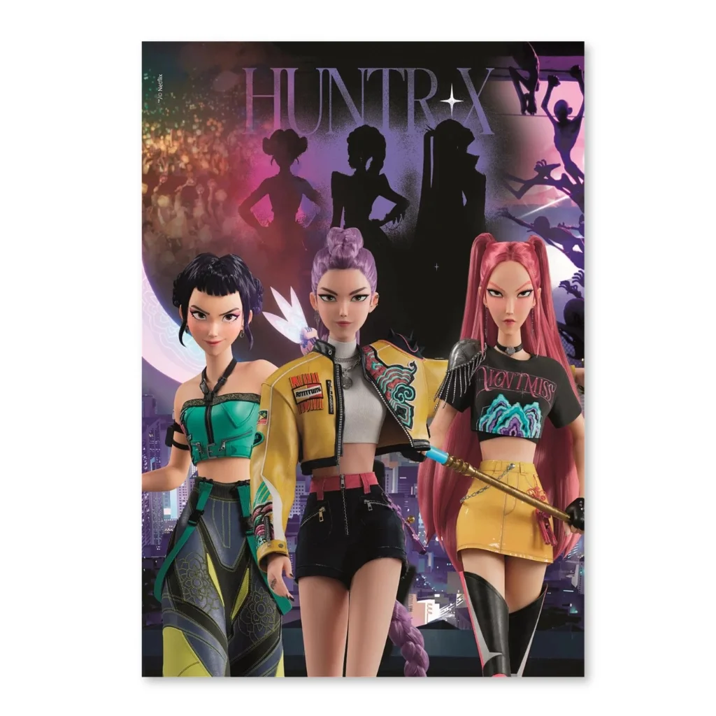 02. KPop Demon Hunters Puzzle Night Pulse, 500pcs