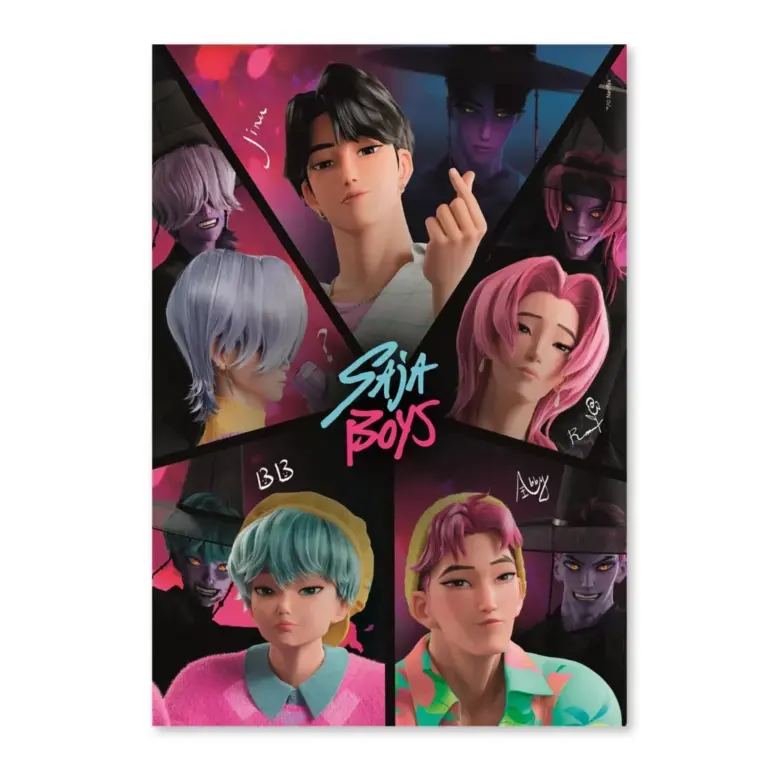 02. KPop Demon Hunters Puzzle Saja Boys, 500pcs