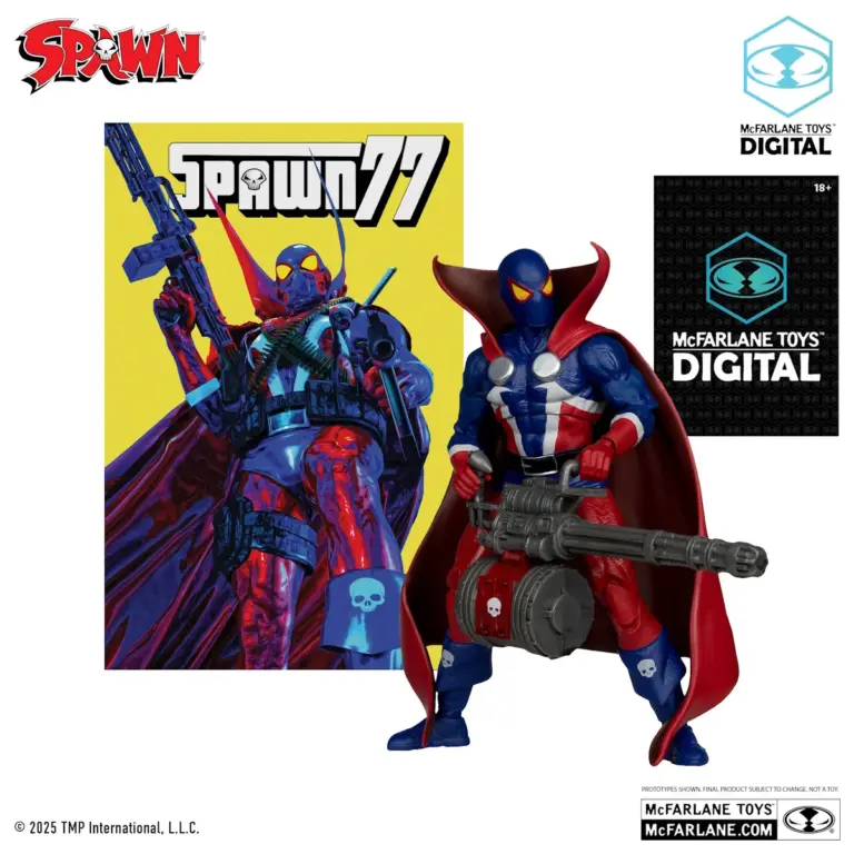 02. McFarlane Digital Spawn 1977 Figura, 18cm + Strip (Spawn #1)